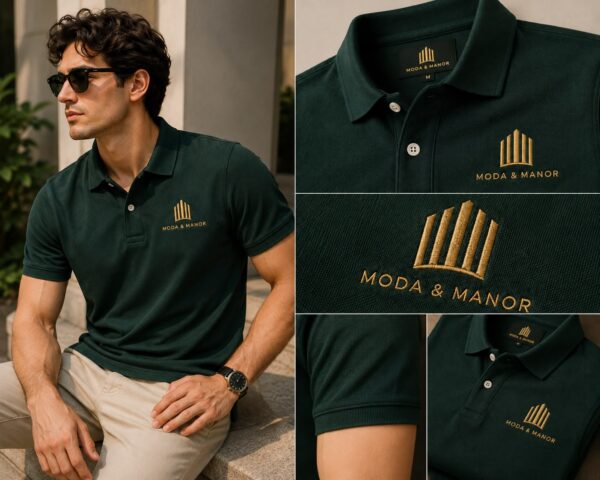 Signature Polo – Forest Green