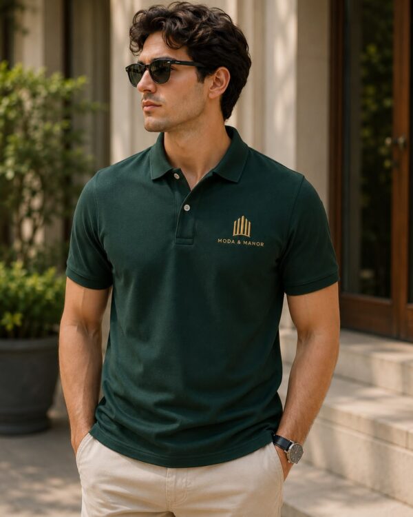 Signature Polo – Forest Green