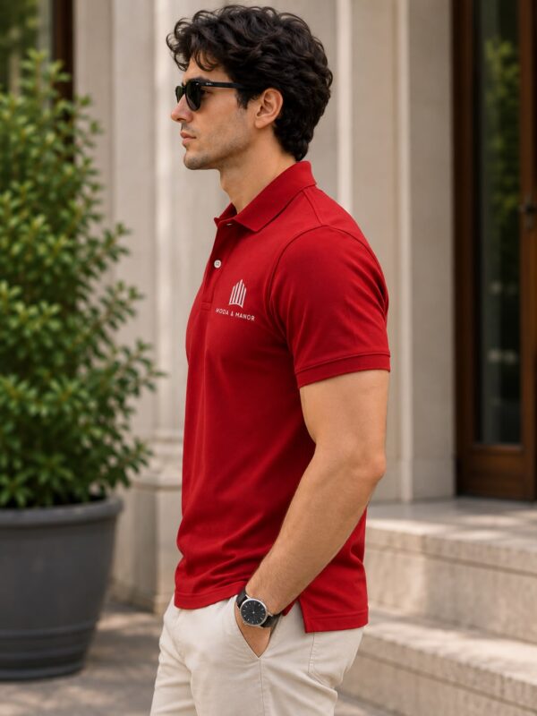 WhatsApp Image 2026-08-07 at 4.29.06 PM Signature Polo – Crimson Red
