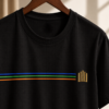 Strata Black Tee