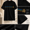 Strata Black Tee