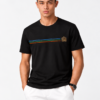Strata Black Tee